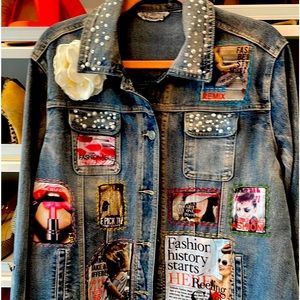 One of a kind hand stitched fashion jacket